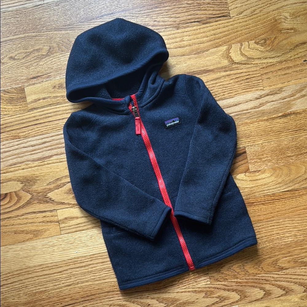 Patagonia Blue and Red Better Sweater Jacket 4T